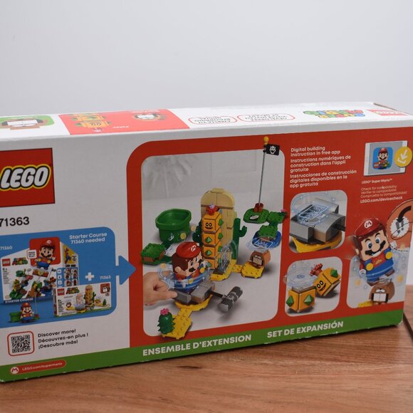 Lego 71363 Desert Pokey 180 Pieces Super Mario Expansion Set Retired New Sealed - Picture 8 of 8